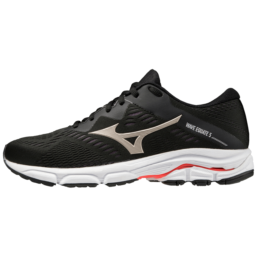 Mizuno Wave Equate 5 Black-Gold-Ignition Red
